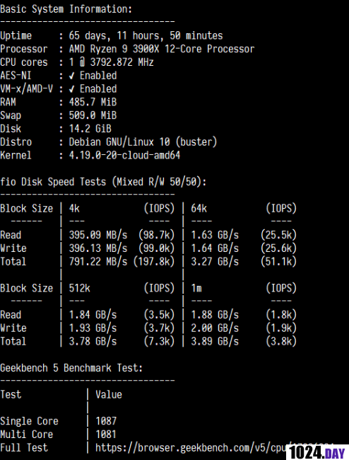 [美国VPS]  RackNerd Ryzen 还是很猛的